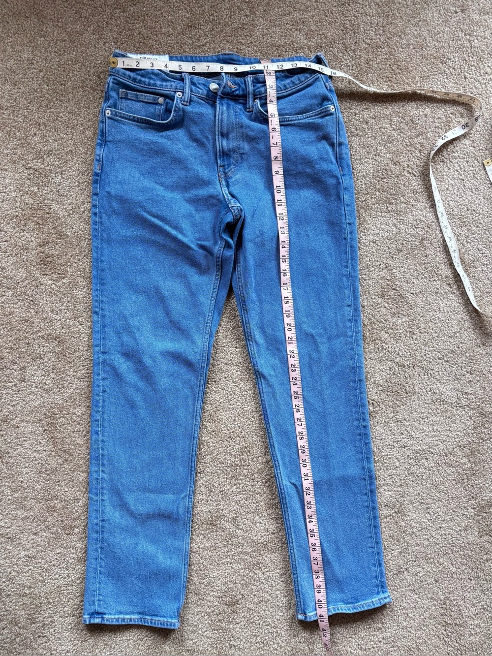 H&M Men's High-Rise Blue Jeans